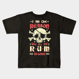 Why is the rum gone? ME Kids T-Shirt